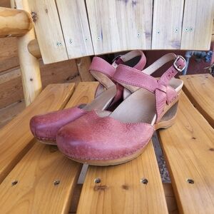 Dansko Leather Clogs